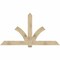 Ekena Millwork Redmond Rough Sawn Timber Gable Bracket, Douglas Fir, 84"W x 45"H x 2"D x 6"F, 13/12 Pitch GBW084X45X0206RED00RDF - alternate 1